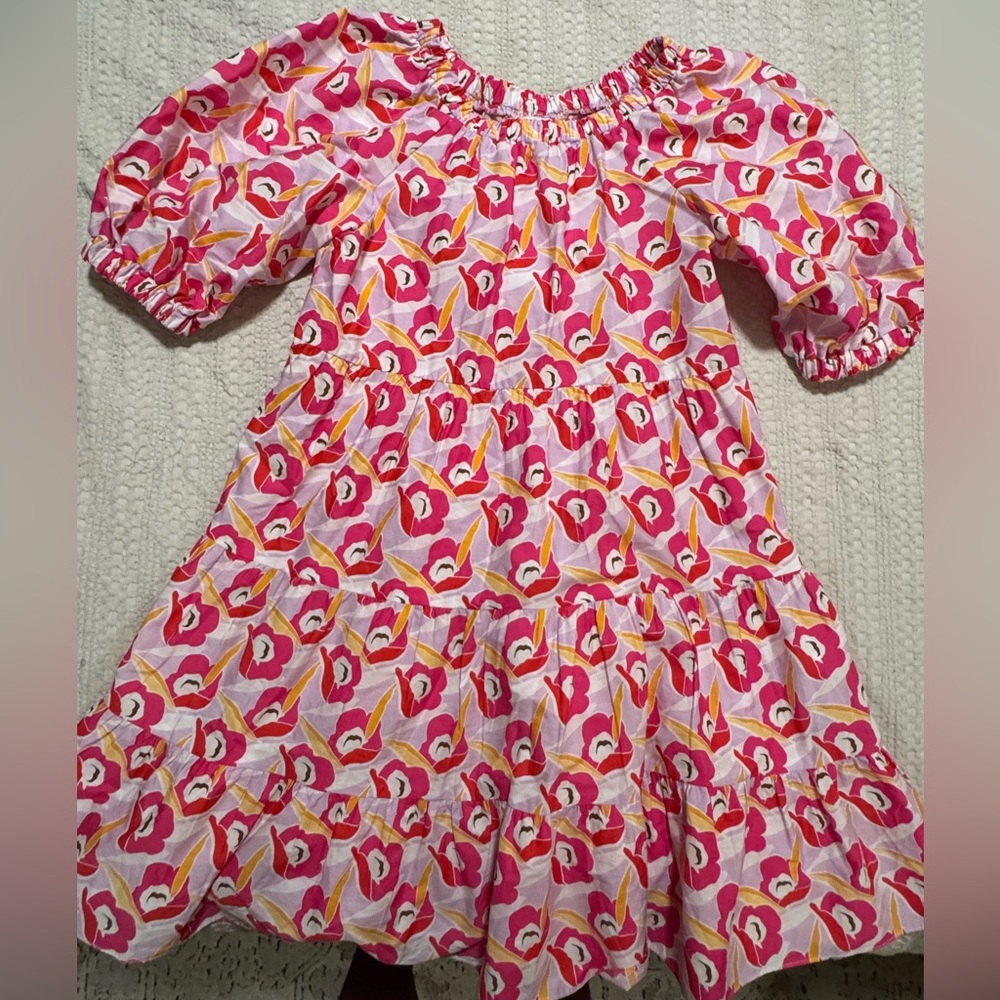 Zara Floral Pink and Red Dress | Size 11/12